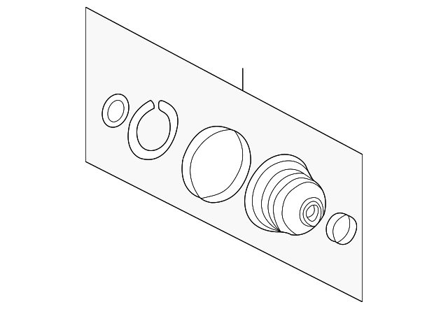 163-350-03-37 Деталь BOOT KIT, RIGHT