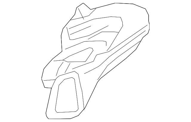 222-831-08-46 AIR DUCT, RIGHT