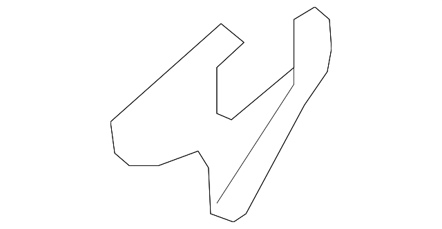 88175-2S000-MBS Деталь HINGE COVER, LEFT