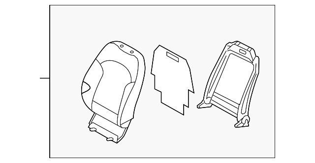 88303-2S001-TMA Деталь SEAT BACK ASSY