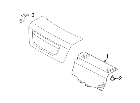 SX4 INTERIOR TRIM - TRUNK