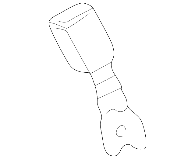 73230-AC010-A0 Деталь BUCKLE, RIGHT