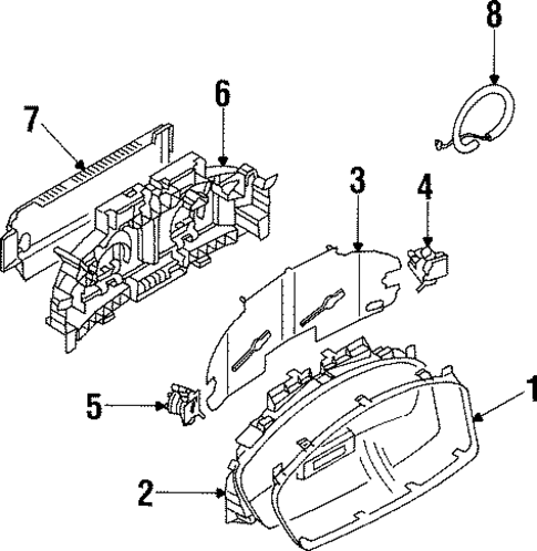 Diamante INSTRUMENT PANEL COMPONENTS 2