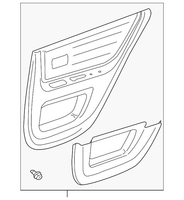 6764053070A0 Деталь TRIM PANEL ASSY, LEFT