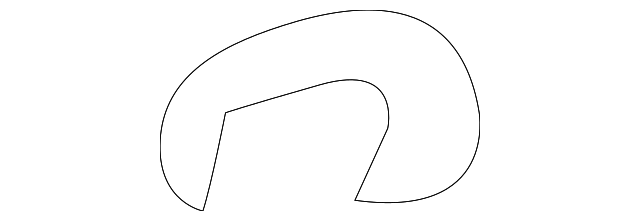 88890-6P002 Деталь BUCKLE END HOOK, RIGHT