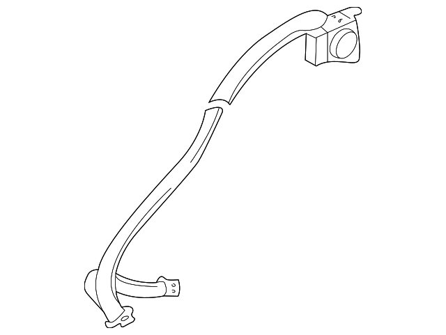 88844-5Y700 Деталь BELT & RETRACTOR, LEFT