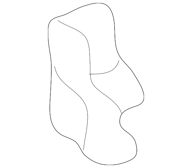 66102-34020 HINGE, LEFT