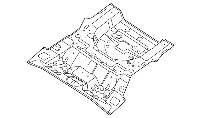 65511-2C010 Деталь REAR FLOOR PAN