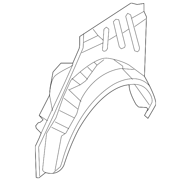 71610-3K101 Деталь INNER QTR PANEL, LEFT