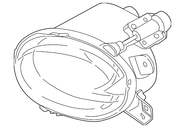 63-11-7-295-687 Деталь FOG LAMP ASSY, LEFT