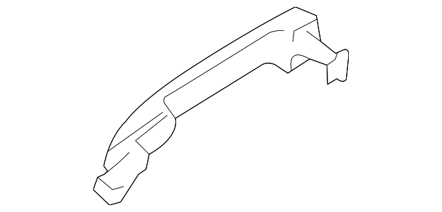 61169AL00A Деталь HANDLE, OUTSIDE, RIGHT