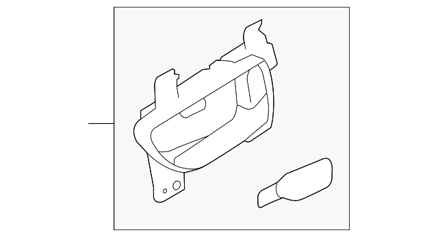 61051AL01AVH Деталь HANDLE, INSIDE, LEFT