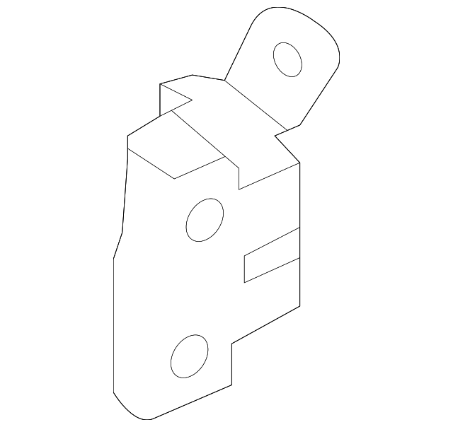 60479AL00A Деталь UPPER HINGE, RIGHT