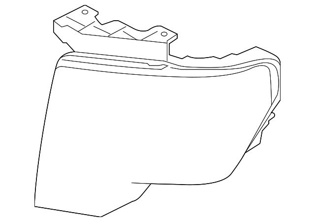 DL3Z-13008-CB Деталь HEADLAMP ASSY, LEFT