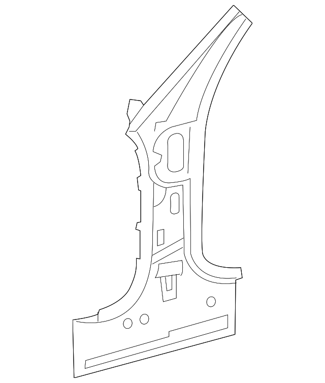 209-630-12-10 Деталь INNER PILLAR, RIGHT