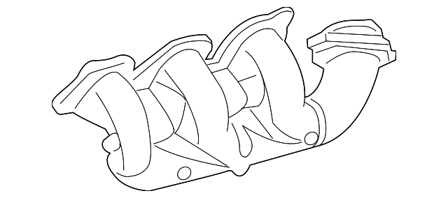 12615497 Деталь EXHAUST MANIFOLD, RIGHT