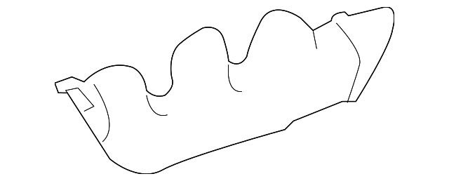 12586678 Деталь HEAT SHIELD, LEFT