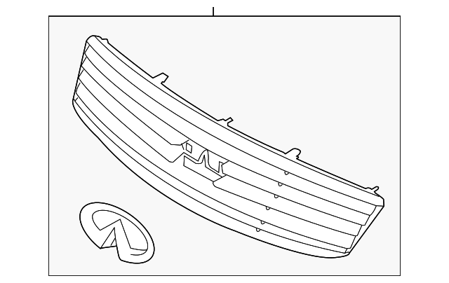 623101NF1A UPPER GRILLE