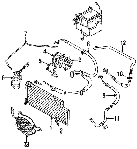 Justy CONDENSER, COMPRESSOR & LINES