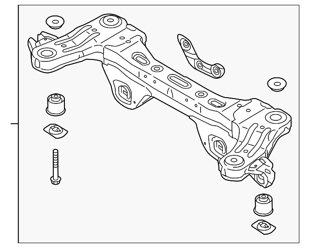 55405-A9100 Деталь SUSP CROSSMEMBER