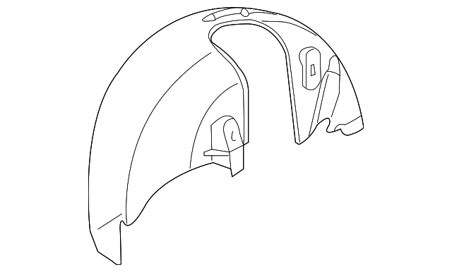 22689310 WHEELHOUSE LINER, LEFT