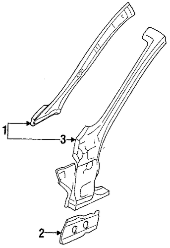 200SX HINGE PILLAR