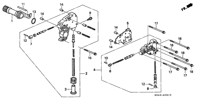 TRANSMISSION - AUTOMATIC/AT REGULATOR (A4RA) for 1997 Honda CIVIC SEDAN #1
