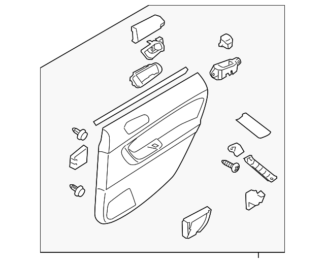 94239AG78AJC Деталь DOOR TRIM PANEL, RIGHT