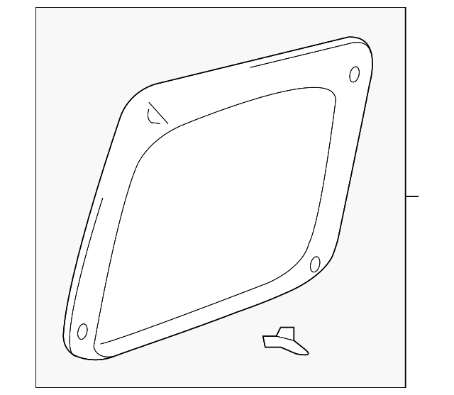 62730-04010 Деталь DOOR GLASS, RIGHT