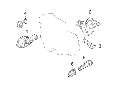 Rogue Select ENGINE & TRANS MOUNTING