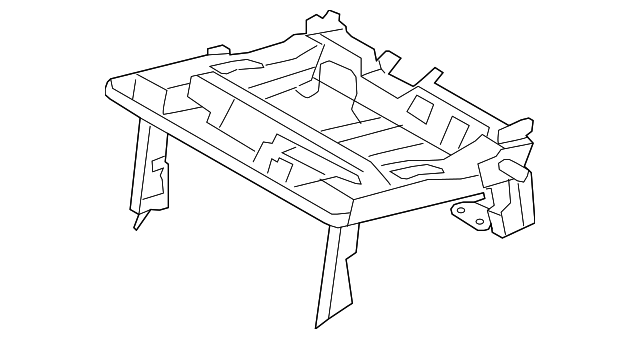 7B0-885-305 Деталь SEAT FRAME, LEFT