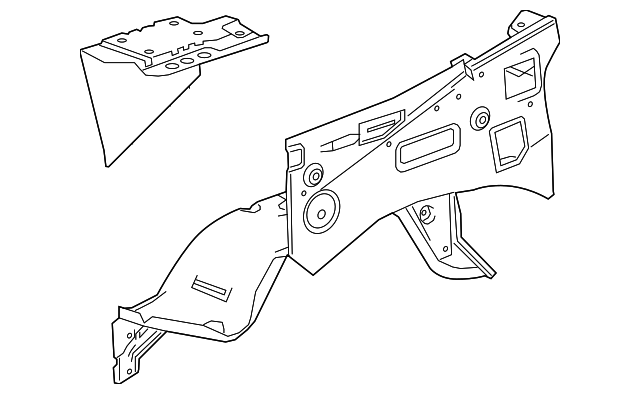 23211303 Деталь WHEELHOUSE PANEL, LEFT