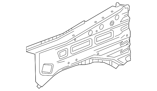 23221171 Деталь SIDE RAIL, RIGHT