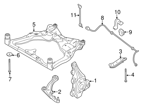 Murano STABILIZER BAR & COMPONENTS