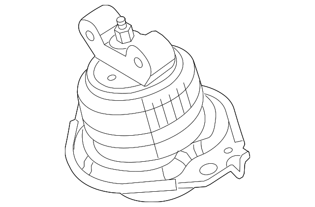 68277082AA Деталь MOTOR MOUNT, LEFT