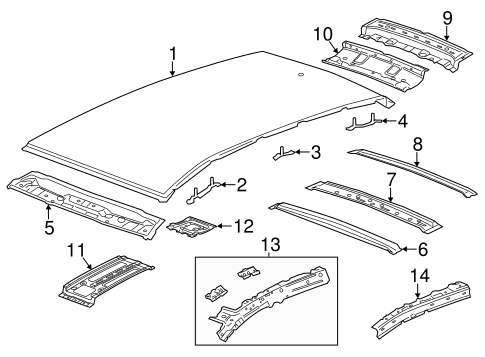 Captiva Sport ROOF & COMPONENTS 2