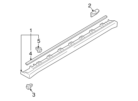 Aerio EXTERIOR TRIM - PILLARS