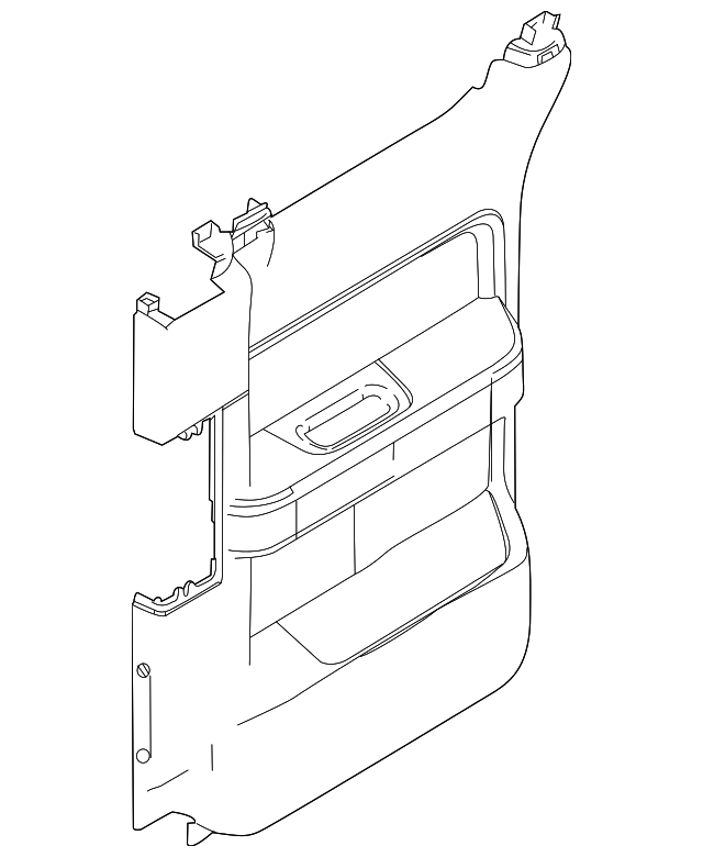 AL3Z-1827407-BB Деталь DOOR TRIM PANEL, LEFT