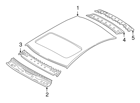 A4 Quattro ROOF & COMPONENTS