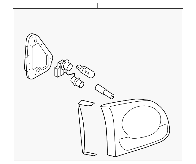 5N0-945-093-C Деталь TAIL LAMP ASSY, LEFT