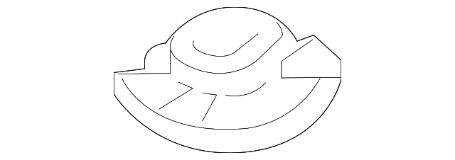 68084175AA Деталь RADIATOR ISOLATOR, LEFT