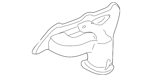 24412093 Деталь MANIFOLD, LEFT