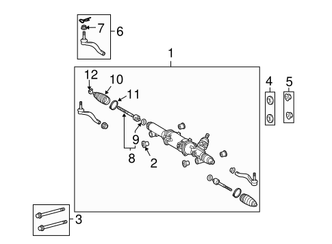 LS460 STEERING GEAR & LINKAGE 3