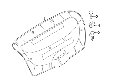 Cooper INTERIOR TRIM - TRUNK