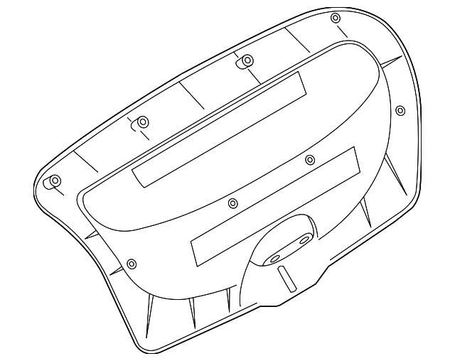 51-49-2-758-784 Деталь TRUNK LID TRIM