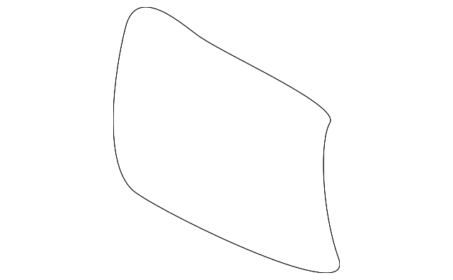 64142AE38AGE Деталь LOWER COVER, RIGHT