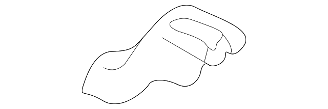 64280AA061GG Деталь TRACK END COVER, LEFT