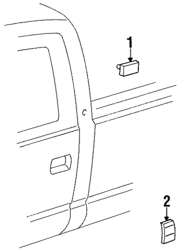 C2500 EXTERIOR TRIM - CAB 2