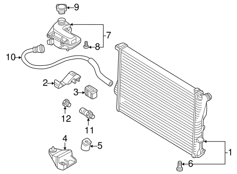 Z3 RADIATOR & COMPONENTS