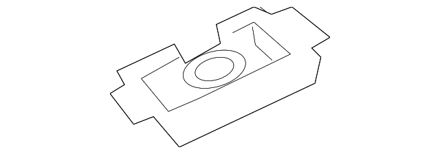 11610621 Деталь ROOF MOLDING CLIP, LEFT